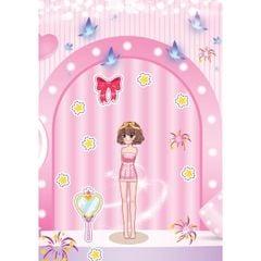 Sticker Bóc Dán Thông Minh - Thời Trang Dạ Hội, Công  Chúa Xinh Đẹp, Thời Trang 4 Mùa, Lễ Hội Hóa Trang