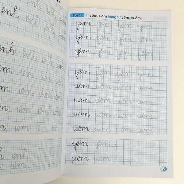 Sách - Tập Tô Chữ Ghép Vần Bộ 2 Cuốn - Ghép Vần 1 Và Ghép Vần 2 - Cho Bé Chuẩn Bị Vào Lớp 1