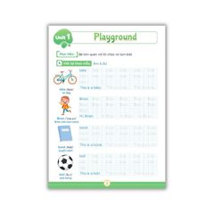Sách Tiếng Anh Lớp 1 - Notebook Bài Tập Luyện Viết, Từ Vựng & Ngữ Pháp Cho Học Sinh Lớp 1 - ABBOOKS