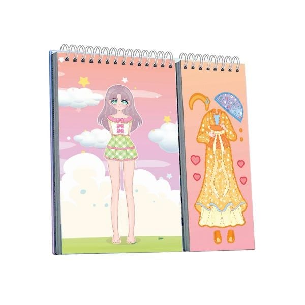 Sách - Sticker Học Viện Thời Trang - Bống Bống Bang Bang Chất Liệu An Toàn Cho Bé Yêu - (Kích Thước 21x18,5 cm) - ABBOOKS