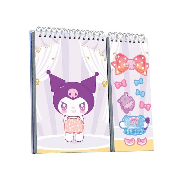 Sách - Sticker Học Viện Kuromi Ngôi Sao Cá Tính Happy Fashion Show - Chất Liệu An Toàn Cho Bé Yêu (Kích Thước 21x18,5 cm) - ABBOOKS