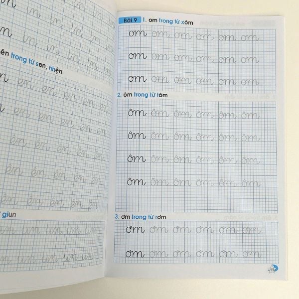 Sách - Tập Tô Chữ Ghép Vần Bộ 2 Cuốn - Ghép Vần 1 Và Ghép Vần 2 - Cho Bé Chuẩn Bị Vào Lớp 1