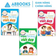 Sách Luyện Viết Đúng Viết Đẹp Cho Học Sinh Tiểu Học Quyển1-2-3 Tập 1 & Tập 2 - Bộ 6 Cuốn