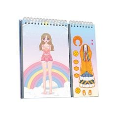 Sách - Sticker Học Viện Thời Trang - Bống Bống Bang Bang Chất Liệu An Toàn Cho Bé Yêu - (Kích Thước 21x18,5 cm) - ABBOOKS