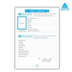 Sổ Theo Dõi Học Tập Tiếng Anh Lớp 5 Cho Bé Phối Hợp Phụ Huynh Giáo Viên ABBOOKS