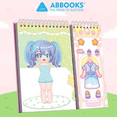 Sách - Sticker Học Viện Thời Trang Công Chúa Kawaii - Giấc Mơ Cổ Tích An Toàn Cho Bé Yêu - ABBOOKS
