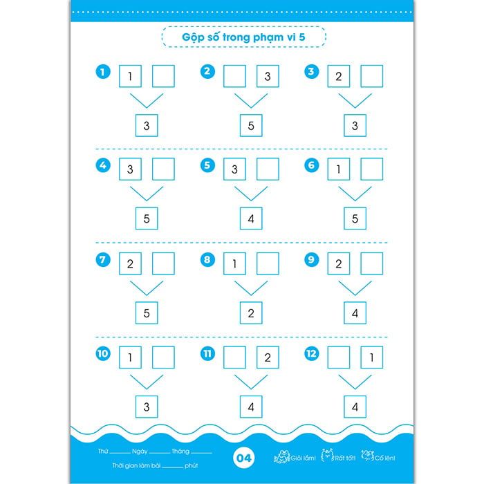 Sách - Tư Duy Toán Học Khai Phóng – Nhẩm Nhanh Tính Đúng Cộng Nhanh Trong Phạm Vi 10, Trừ Nhanh Trong Phạm Vi 10, Tách Gộp Trong Phạm Vi 10, Tách Gộp  Trong Phạm Vi 20