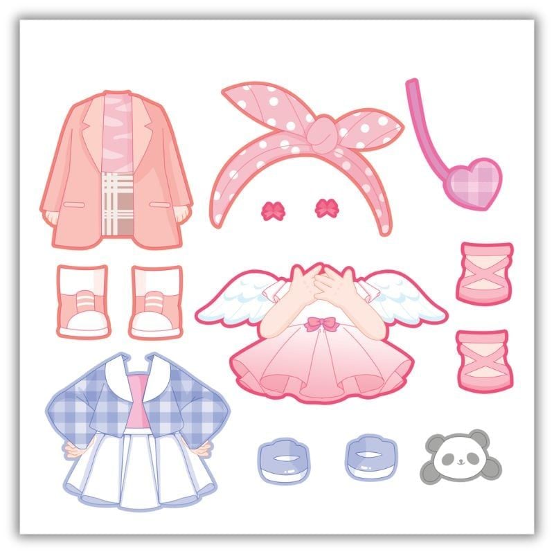 Sách Sticker 4 Chủ Đề - Tủ Đồ Biến Hóa Của Công Chúa Chipi - Daisy Tươi Tắn, Bella Dễ Thương, Coco Sành Điệu, Cherry Lấp Lánh Cho Bé Sáng Tạo Không Giới Hạn