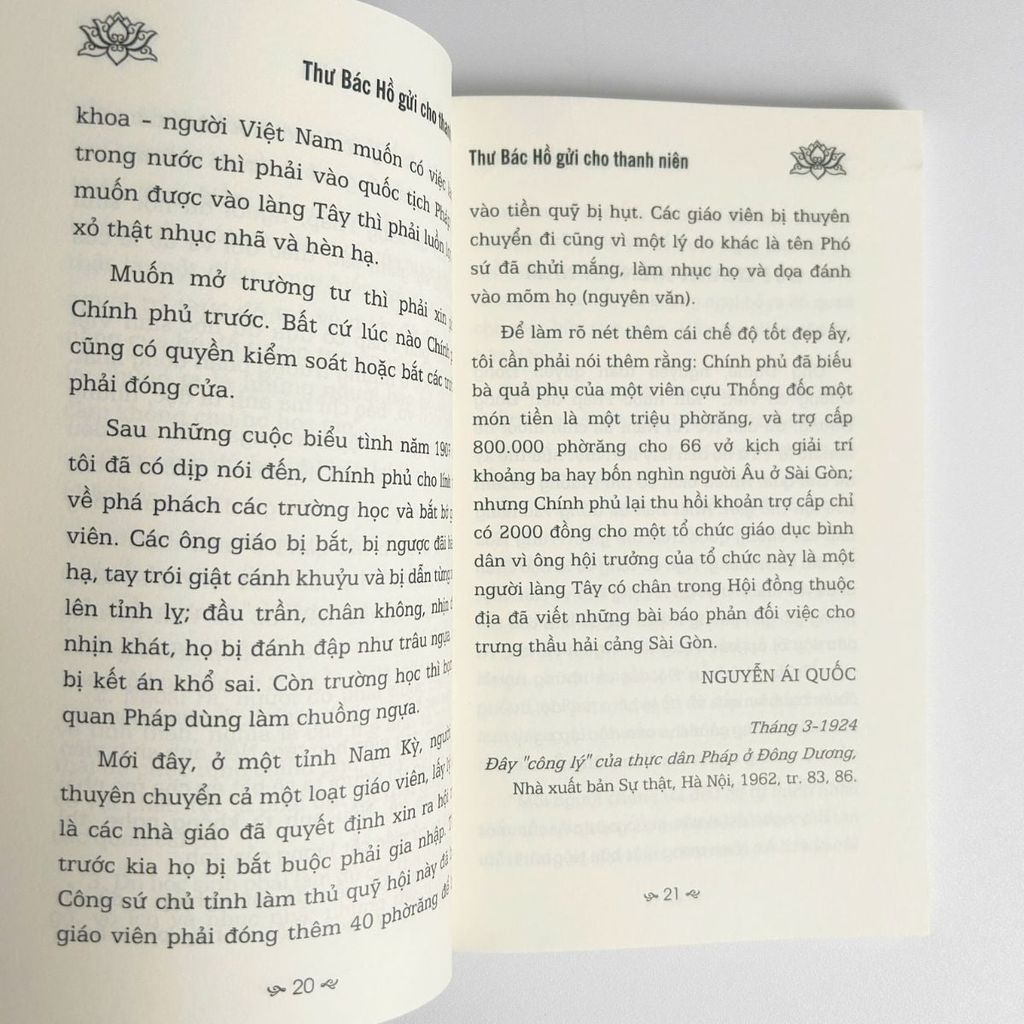 Sách - Thư Bác Hồ Gửi Cho Thanh Niên - Những Lời Dạy Và Tư Tưởng Giáo Dục Thế Hệ Trẻ