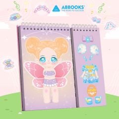 Sách - Stickers Học Viện Thời Trang Công Chúa Kawai - Những Nàng Tiên Hoa - An Toàn Cho Bé Yêu Sáng Tạo