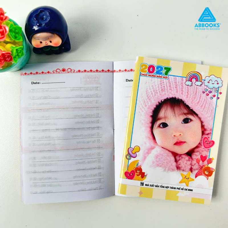 Lịch Cầm Tay Mini 2027 - Nhỏ Gọn, Tiện Lợi, Mang Theo Dễ Dàng (Ngẫu Nhiên) - ABBOOKS