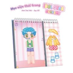 Sách - Sticker Thời Trang Idol Star Academy Anh Trai Nhí Say Hi - Học Viện Thời Trang Happy Fashion Show Chất Liệu An Toàn Cho Bé Yêu  - ABBOOKS
