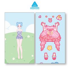 Sách Sticker Bóc Dán Công Chúa Cho Bé 3-8 Tuổi Happy Fashion Show Giấc Mơ Đại Dương ABBOOKS