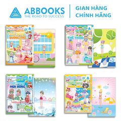 Sticker Bóc Dán Thông Minh - Phát Triển Kĩ Năng Toàn Diện Trò Chơi Đóng Vai Thời Trang: Đường Phố, Thể Thao, Mùa Hè, Mùa Đông