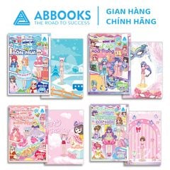 Sticker Bóc Dán Thông Minh - Thời Trang Dạ Hội, Công  Chúa Xinh Đẹp, Thời Trang 4 Mùa, Lễ Hội Hóa Trang