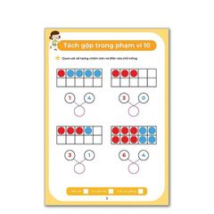 Sách toán dành cho bé - Nhận biết số và làm quen với các phép tínhCộng trừ trong phạm vi 20