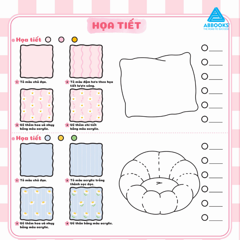Sách - Tô Màu Nghệ Thuật Thật Dễ - How To Draw Cute Patterns - ABBOOKS