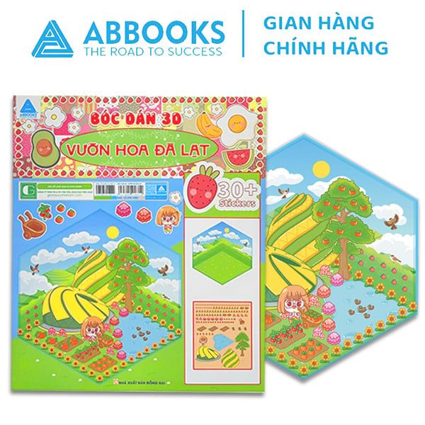 Stickers Bóc Dán 3D - Thư Viện Thỏ Trắng, Phố Cổ Hội An, Phòng Của Gấu Misa, Vườn Hoa Đà Lạt, Tiệm May Cô Ba Sài Gòn, Cổ Tích Tấm Cám