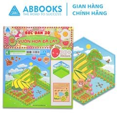 Stickers Bóc Dán 3D - Thư Viện Thỏ Trắng, Phố Cổ Hội An, Phòng Của Gấu Misa, Vườn Hoa Đà Lạt, Tiệm May Cô Ba Sài Gòn, Cổ Tích Tấm Cám