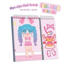 Sách - Sticker Thời Trang Idol Star Academy Anh Trai Nhí Say Hi - Học Viện Thời Trang Happy Fashion Show Chất Liệu An Toàn Cho Bé Yêu  - ABBOOKS