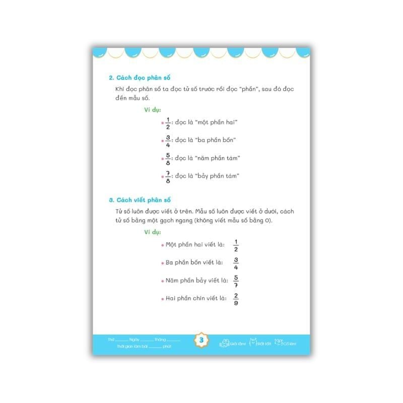 Sách - Giỏi Toán Từ Gốc Thực Hành Phân Số Lớp 4-5 Học Phân Số Qua Hình Ảnh ABBOOKS