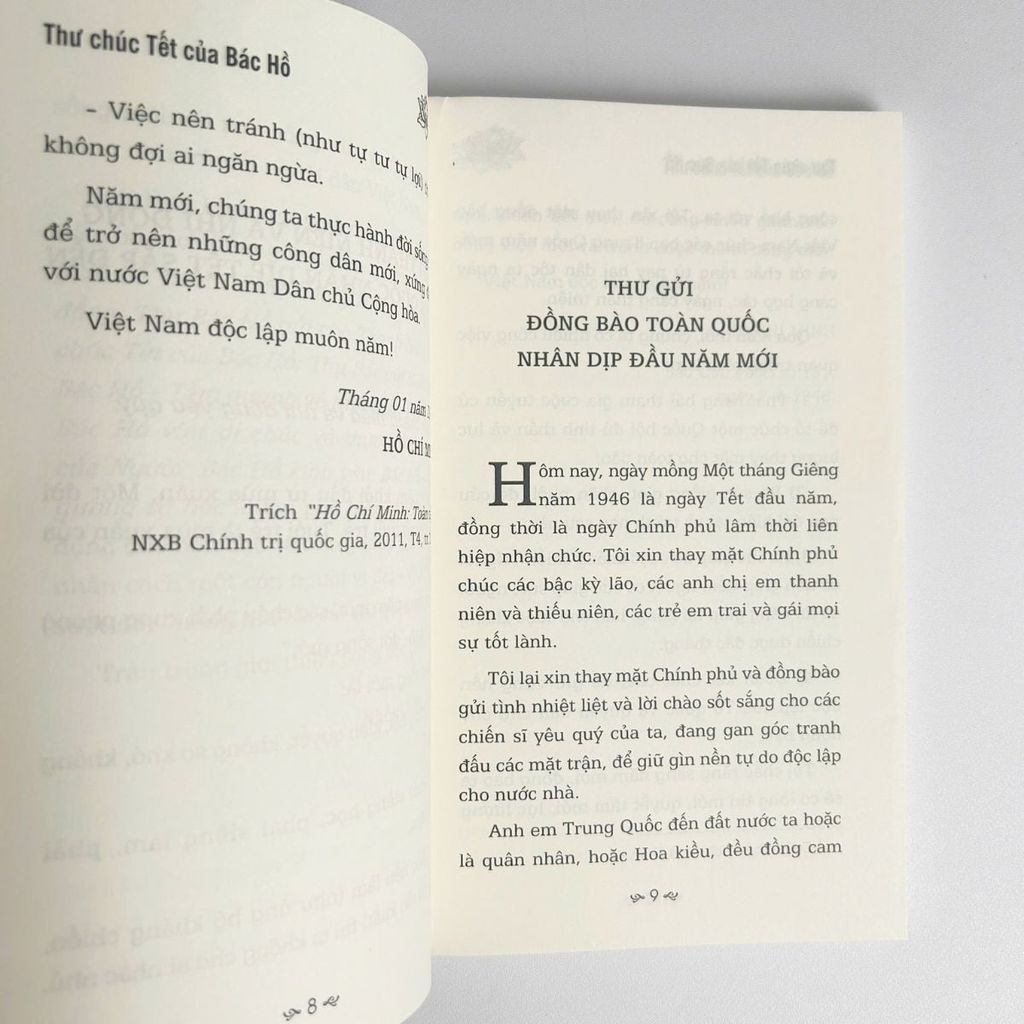 Sách - Thư Chúc Tết Của Bác Hồ - Những Thông Điệp Nhân Văn Và Giá Trị Truyền Thống Dân Tộc