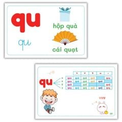 Bộ Thẻ Flashcard Thông Minh Chữ Cái - Âm - Vần Chuẩn Tiểu Học Dành Cho Bé 0-6 Tuổi - ABBOOKS