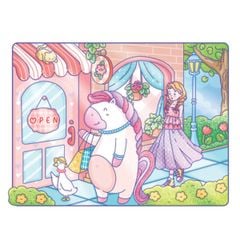 Sách Tô Màu Chữa Lành - Trạm Tô Màu Bình Yên - Hồng Mao, Đậu Đỏ – Ra Ngõ Đón Xuân - ABBOOKS