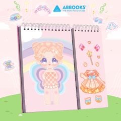 Sách - Stickers Học Viện Thời Trang Công Chúa Kawai - Những Nàng Tiên Hoa - An Toàn Cho Bé Yêu Sáng Tạo