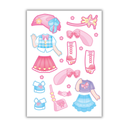 Sách Sticker Cho Bé 3-8 Tuổi Bé Làm Stylist Dán Thời Trang Combo 4 Cuốn/Lẻ ABBOOKS