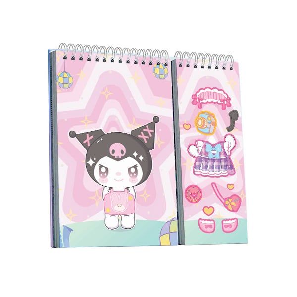 Sách - Sticker Học Viện Kuromi Ngôi Sao Cá Tính Happy Fashion Show - Chất Liệu An Toàn Cho Bé Yêu (Kích Thước 21x18,5 cm) - ABBOOKS