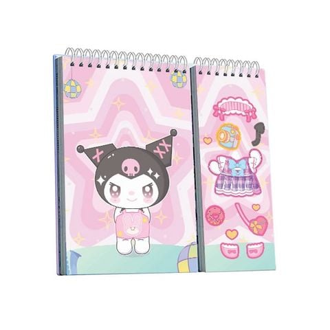 Sách - Sticker Học Viện Kuromi Ngôi Sao Cá Tính Happy Fashion Show - Chất Liệu An Toàn Cho Bé Yêu (Kích Thước 21x18,5 cm) - ABBOOKS