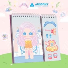 Sách - Stickers Học Viện Thời Trang Công Chúa Kawai - Những Nàng Tiên Hoa - An Toàn Cho Bé Yêu Sáng Tạo