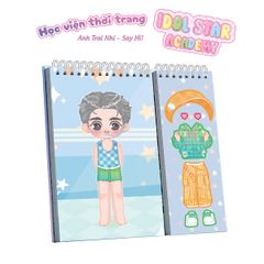 Sách - Sticker Thời Trang Idol Star Academy Anh Trai Nhí Say Hi - Học Viện Thời Trang Happy Fashion Show Chất Liệu An Toàn Cho Bé Yêu  - ABBOOKS