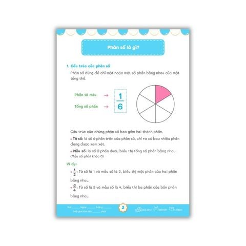 Sách - Giỏi Toán Từ Gốc Thực Hành Phân Số Lớp 4-5 Học Phân Số Qua Hình Ảnh ABBOOKS