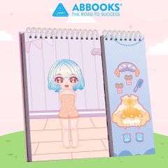 Sách - Sticker Học Viện Thời Trang Công Chúa Kawaii - Giấc Mơ Cổ Tích An Toàn Cho Bé Yêu - ABBOOKS