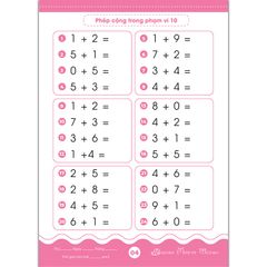 Sách - Giỏi Toán Từ Gốc - Cộng Trừ Trong Phạm Vi 10, Cộng Trừ Trong Phạm Vi 20, Cộng Trừ Trong Phạm Vi 50, Cộng Trừ Trong Phạm Vi 100 - Thành Thạo Tính Nhanh
