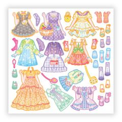 Sticker - Công Chúa Anime Kawaii- Ngọt Ngào Hay Cá Tính, Dễ Thương Hay Sành Điệu, Công Chúa Hay Phù Thủy, Dịu Dàng Hay Năng Động - Phụ Kiện Thời Trang Sành Điệu Cho Bé