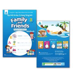 Sách - Vở tập viết Tiếng Anh Family And Friends National Edition 1,2,3