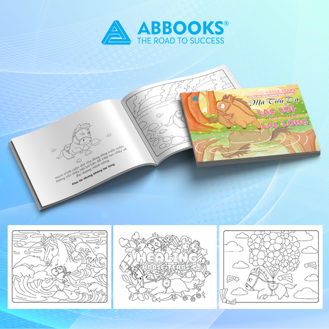 Sách - Tô Màu Mã Tiểu Dã Lạc Lối Nhưng Không Lạc Lòng - Healing Horse Tears Nhật Ký Vừa Khóc Vừa Chạy -ABBOOKS