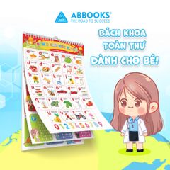Tranh Treo Tường Bách Khoa Toàn Thư Dành Cho Bé Học Chữ Cái Số Đếm Hình Khối Và Động Vật - ABBOOKS