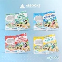 Bộ Vở Tập Viết Bé Tự Tin Vào Lớp 1 Cho Bé 5-6 Tuổi – Luyện Nét Cơ Bản, Chữ Cái Viết Hoa, Chữ Cái Viết Thường, Chữ Số – ABBOOKS