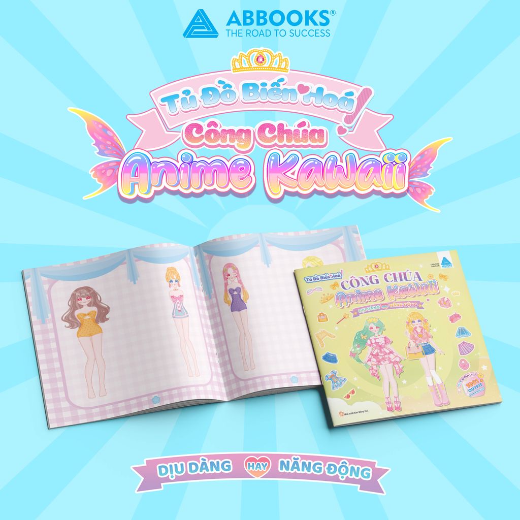 Sticker - Công Chúa Anime Kawaii- Ngọt Ngào Hay Cá Tính, Dễ Thương Hay Sành Điệu, Công Chúa Hay Phù Thủy, Dịu Dàng Hay Năng Động - Phụ Kiện Thời Trang Sành Điệu Cho Bé