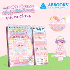 Sách - Sticker Học Viện Thời Trang Công Chúa Kawaii - Giấc Mơ Cổ Tích An Toàn Cho Bé Yêu - ABBOOKS