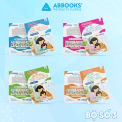 Bộ 4 Cuốn Vở Tập Viết Bé Chuẩn Bị Vào Lớp 1- Chữ Cái Viết Thường, Chữ Cái Viết Hoa, Chữ Số, Nét Cơ Bản - ABBOOKS
