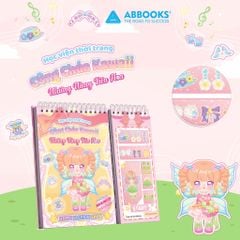 Sách - Stickers Học Viện Thời Trang Công Chúa Kawai - Những Nàng Tiên Hoa - An Toàn Cho Bé Yêu Sáng Tạo