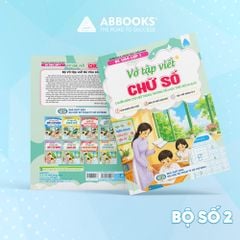 Combo 4 Cuốn Vở Tập Viết - Bé Vào Lớp 1 - Nét Cơ Bản, Chữ Thường, Chữ Hoa, Chữ Số - ABBOOKS