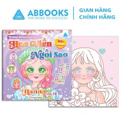 Sách Trang Điểm Công Chúa - Tô Màu Sticker Học Viện Ngôi Sao - Hanna Tinh Tế, Jenny Mê Hoặc, Nancy Sành Điệu, Sunny Lộng Lẫy - Phát Triển Sáng Tạo Cho Bé