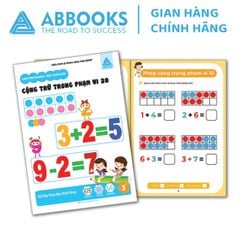 Sách toán dành cho bé - Nhận biết số và làm quen với các phép tínhCộng trừ trong phạm vi 20