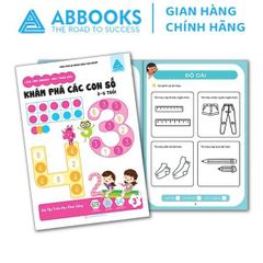 Sách toán dành cho bé - Nhận biết số và làm quen với các phép tínhKhám phá các con số 3 - 6 Tuổi